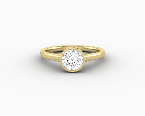 Siara 0.75 Ct Solitaire Round Cut Engagement Ring