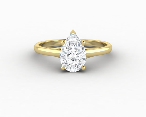 Nora 1.25 Ct Solitaire Pear Cut Engagement Ring