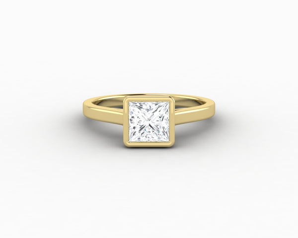 Siara 1.0 Ct Princess Cut Engagement Ring