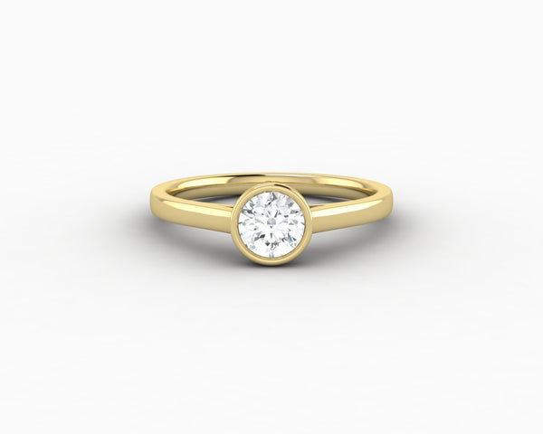 Siara 0.5 Ct Solitaire Round Cut Engagement Ring