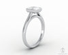 Siara 1.0 Ct Princess Cut Engagement Ring