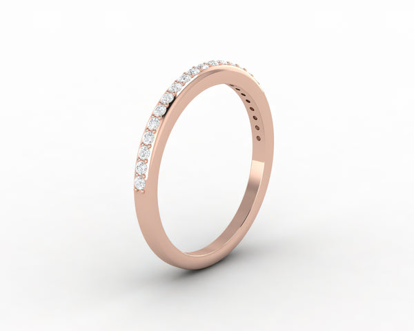 Eleonora 1/5 Ct Half Eternity Wedding Band