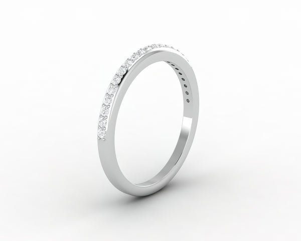 Eleonora 1/5 Ct Half Eternity Wedding Band