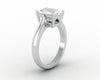 Caterina 2.5 Ct Solitaire Emerald Cut Engagement Ring