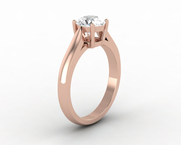 Caterina 1.0 Ct Solitaire Round Cut Engagement Ring