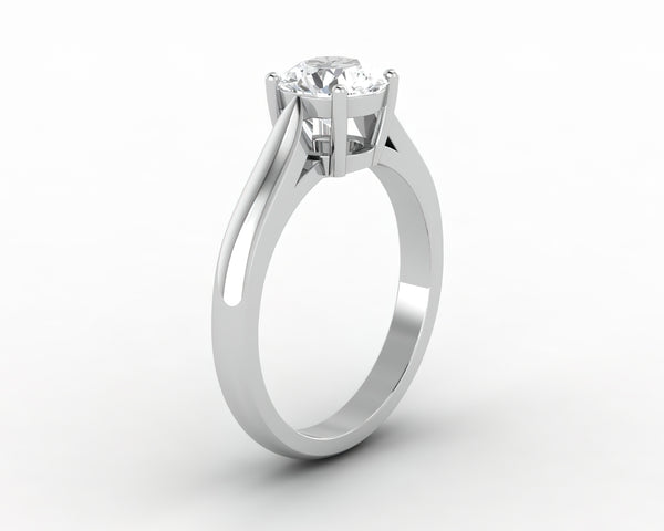 Caterina 1.0 Ct Solitaire Round Cut Engagement Ring