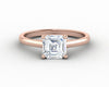 Nora 1.0 Ct Solitaire Asscher Cut Engagement Ring