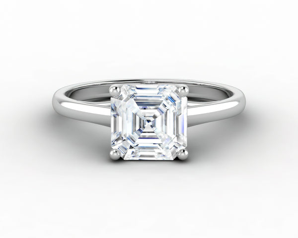 Nora 1.5 Ct Solitaire Asscher Cut Engagement Ring