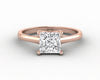 Nora 1.0 Ct Solitaire Princess Cut Engagement Ring