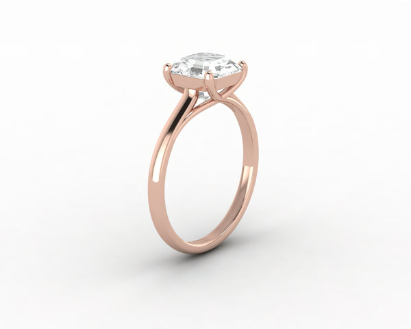 Nora 1.5 Ct Solitaire Asscher Cut Engagement Ring