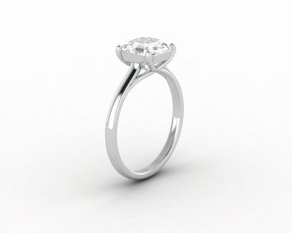 Nora 1.5 Ct Solitaire Asscher Cut Engagement Ring