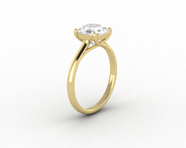 Nora 1.5 Ct Solitaire Asscher Cut Engagement Ring