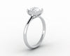 Nora 1.0 Ct Solitaire Princess Cut Engagement Ring