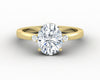 Isla Three Stone 1.5 Ct Oval Cut Engagement Ring