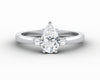 Isla Three Stone 0.8 Ct Pear Cut Engagement Ring