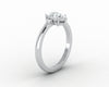 Isla Three Stone 0.8 Ct Pear Cut Engagement Ring