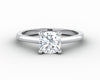 Nora 1.0 Ct Solitaire Cushion Cut Engagement Ring