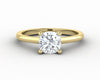 Nora 1.0 Ct Solitaire Cushion Cut Engagement Ring