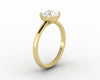 Nora 1.0 Ct Solitaire Cushion Cut Engagement Ring