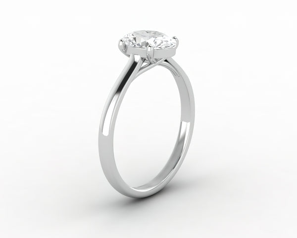 Nora 1.25 Ct Solitaire Oval Cut Engagement Ring