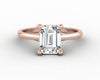 Nora 1.5 Ct Solitaire Emerald Cut Engagement Ring