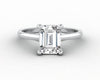 Nora 1.5 Ct Solitaire Emerald Cut Engagement Ring