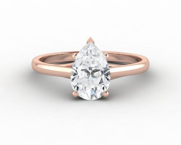 Nora 1.25 Ct Solitaire Pear Cut Engagement Ring