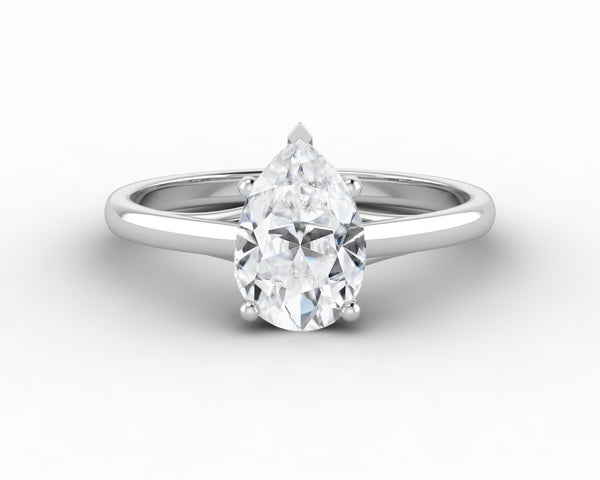 Nora 1.25 Ct Solitaire Pear Cut Engagement Ring