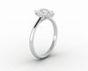 Nora 1.25 Ct Solitaire Pear Cut Engagement Ring