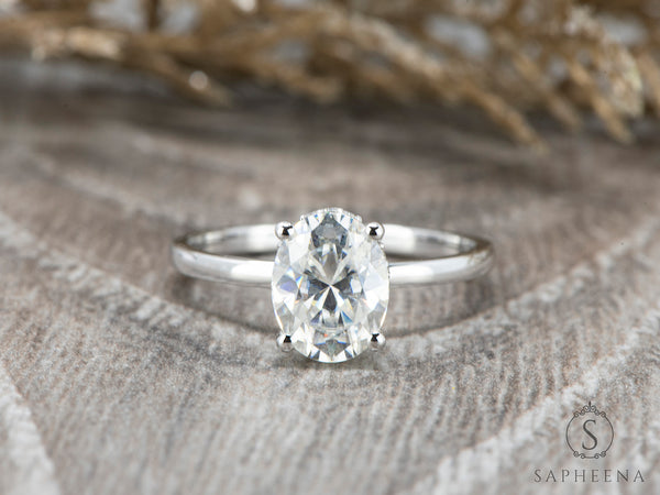 Luce 1.5 Ct Oval Cut Engagement Ring