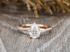 Demi 1.25 Ct Pear Cut Engagement Ring with Side Stones