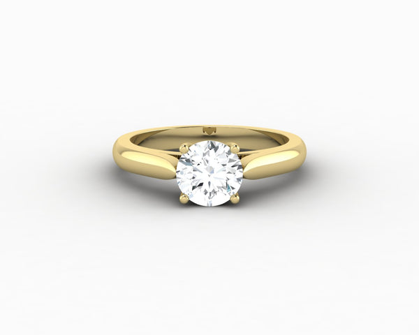 Caterina 1.0 Ct Solitaire Round Cut Engagement Ring