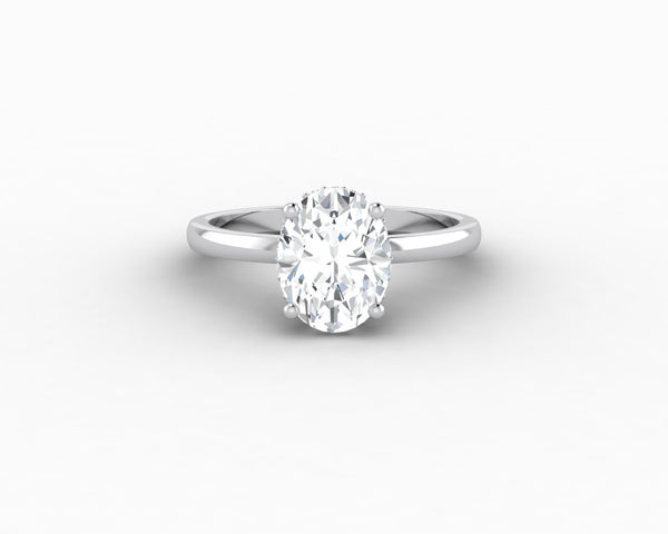 Luce 1.5 Ct Oval Cut Engagement Ring