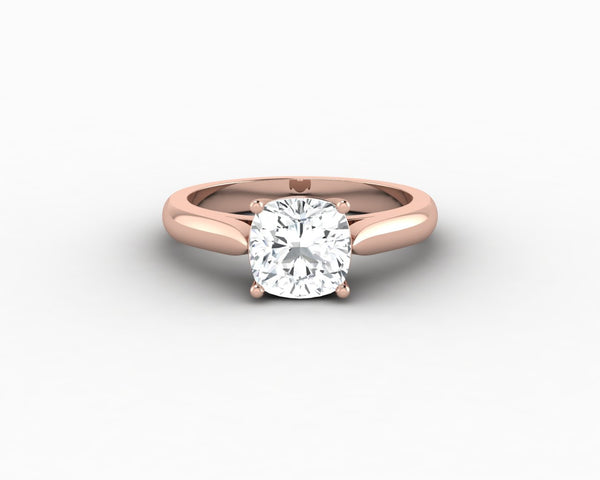 Caterina 1.5 Ct Solitaire Cushion Cut Engagement Ring