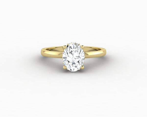 Luce 1.0 Ct Oval Cut Engagement Ring