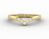 Vivia V Shaped Wedding Band