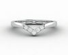 Vivia V Shaped Wedding Band