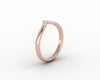 Vivia V Shaped Wedding Band