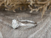 Demi 1.0 Ct Oval Cut Engagement Ring with Side Stones